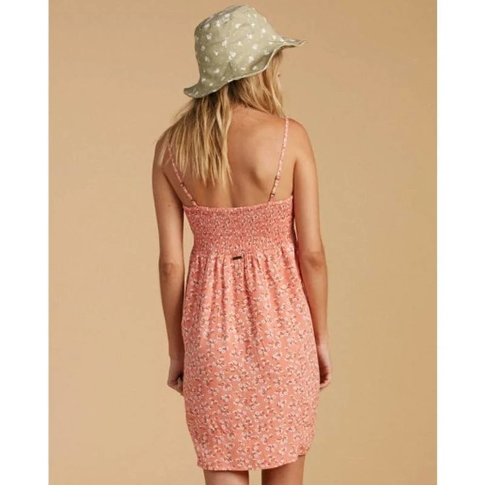 Billabong x The Salty Blonde Just Because Woven Mini Dress Size M
